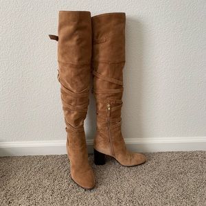 Sam Edelman over the knee suede leather boots! 😍